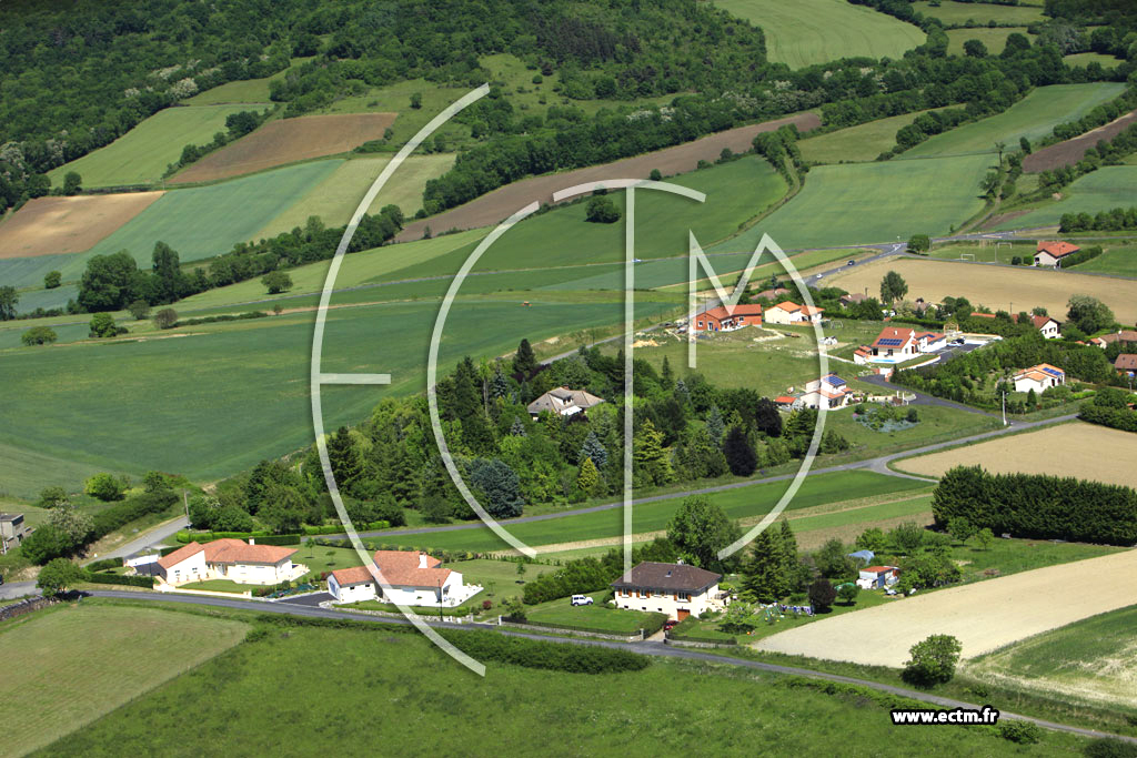 Photo arienne de Yronde-et-Buron (Buron)