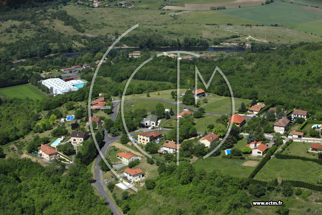 Photo arienne de Saint-Maurice