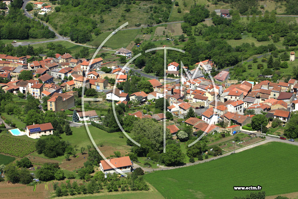Photo arienne de Saint-Maurice (Lissac)