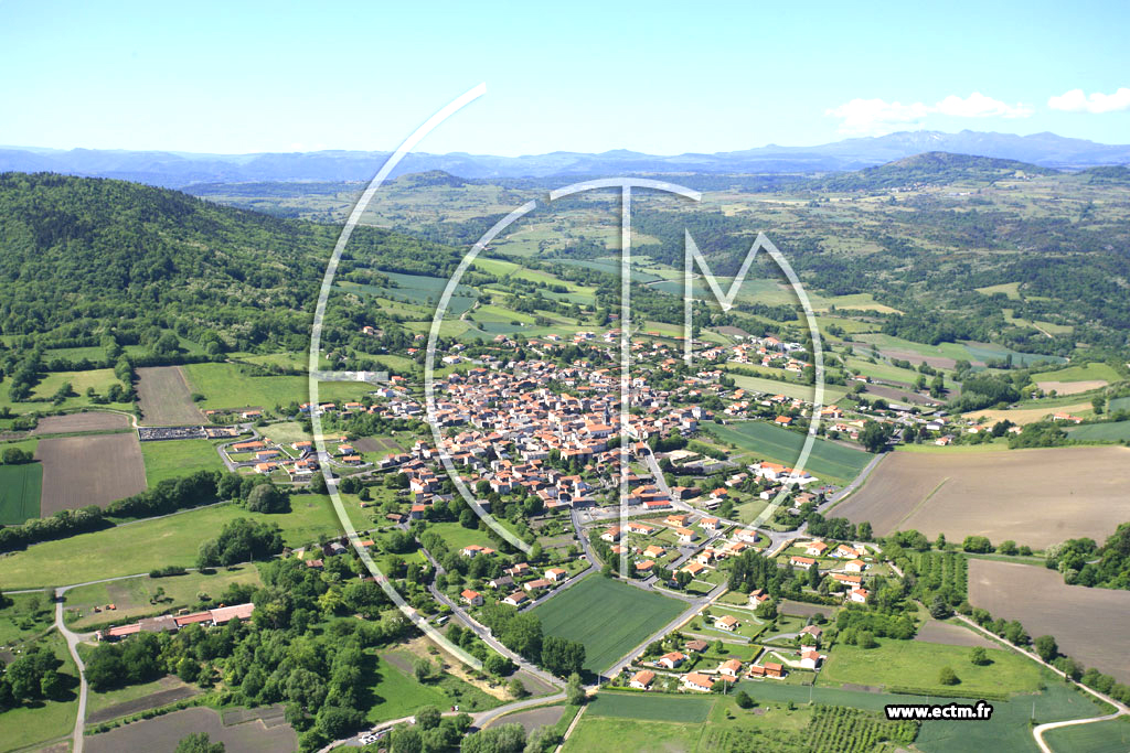 Photo arienne de Saint-Sandoux
