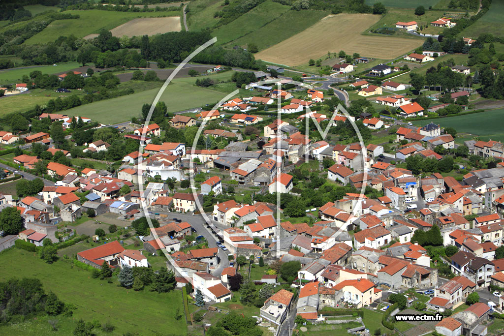Photo arienne de Saint-Sandoux