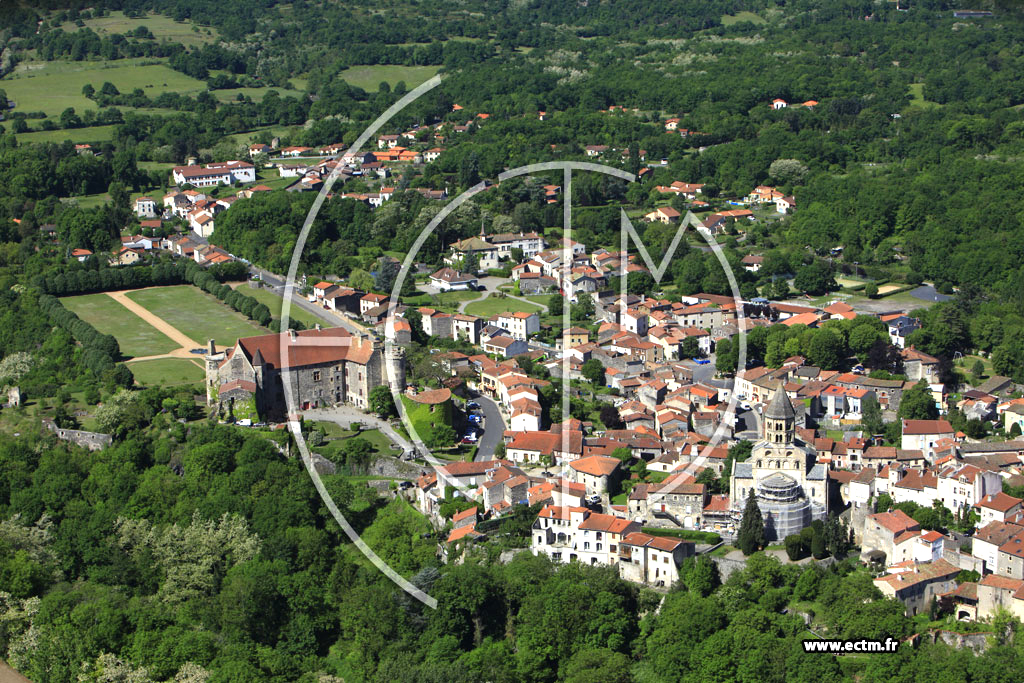 Photo arienne de Saint-Saturnin