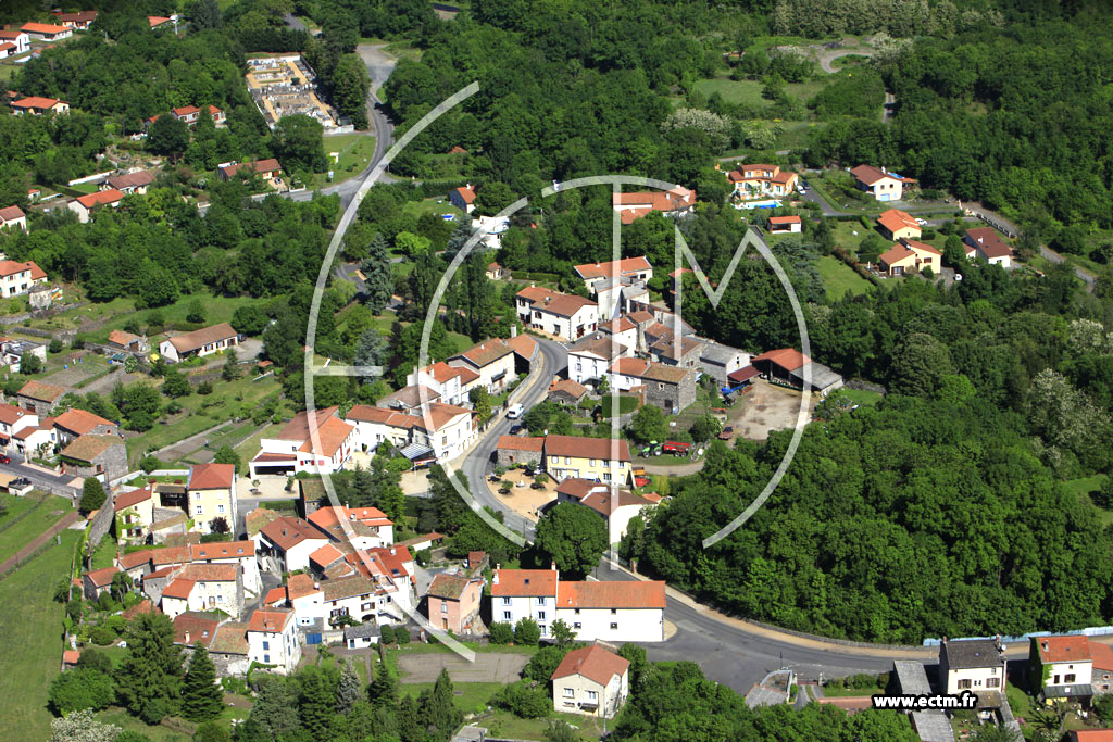 Photo arienne de Saint-Saturnin