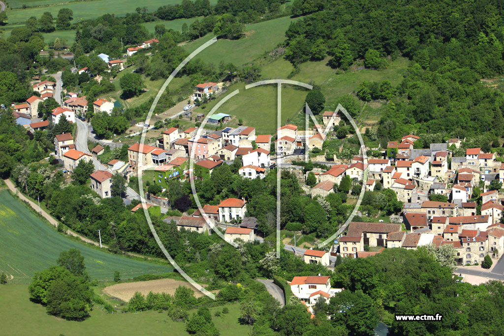 Photo arienne de Saint-Saturnin (Chadrat)