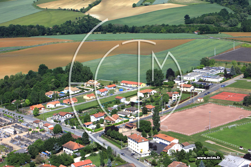 Photo arienne de Billom