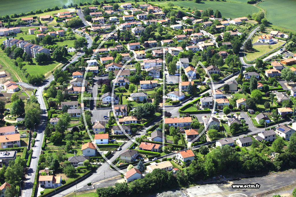 Photo arienne de Billom