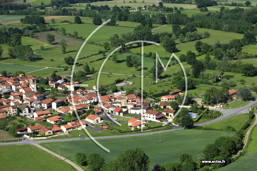 Photo arienne de Moissat (Moissat-Bas)