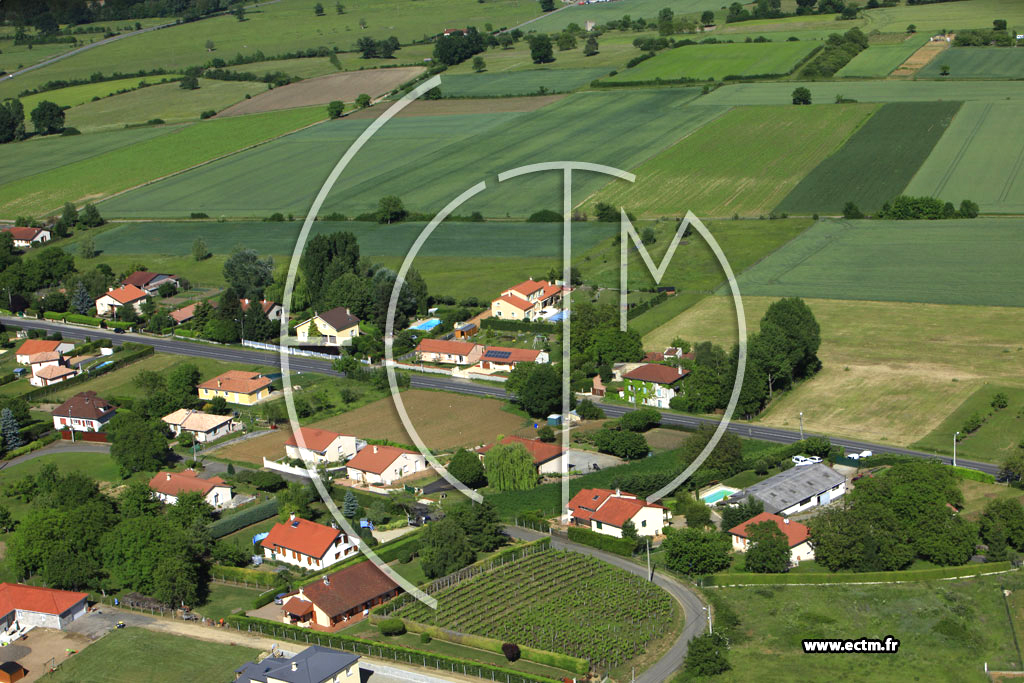 Photo arienne de Moissat (Moissat-Haut)