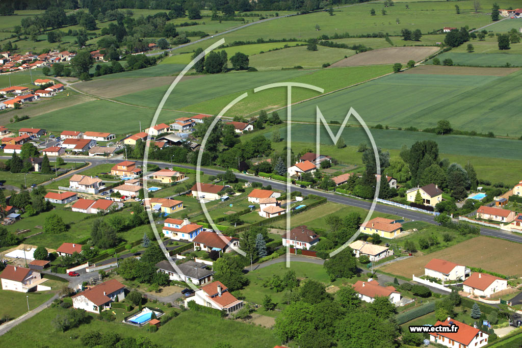 Photo arienne de Moissat (Moissat-Haut)