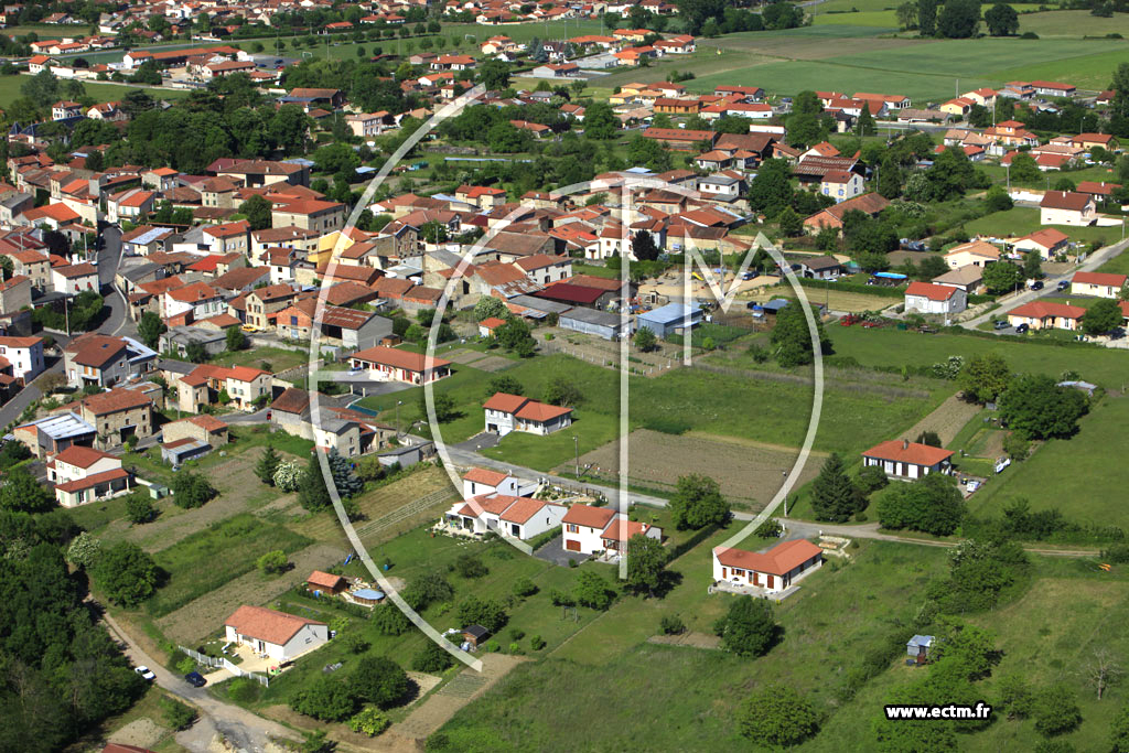 Photo arienne de Moissat (Moissat-Haut)