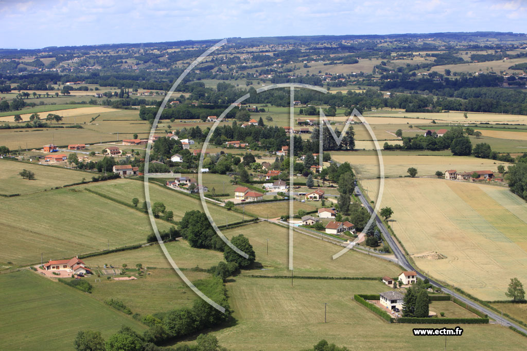 Photo arienne de Briennon (Les Briaires)