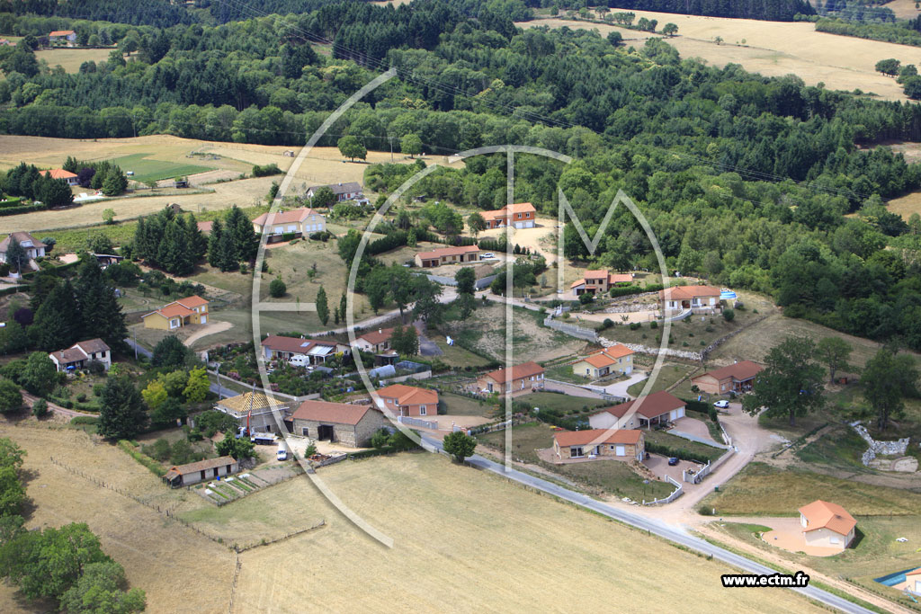 Photo arienne de Changy (Les Gatilles)
