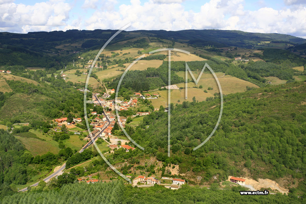 Photo arienne de Cherier (Les Moulins)