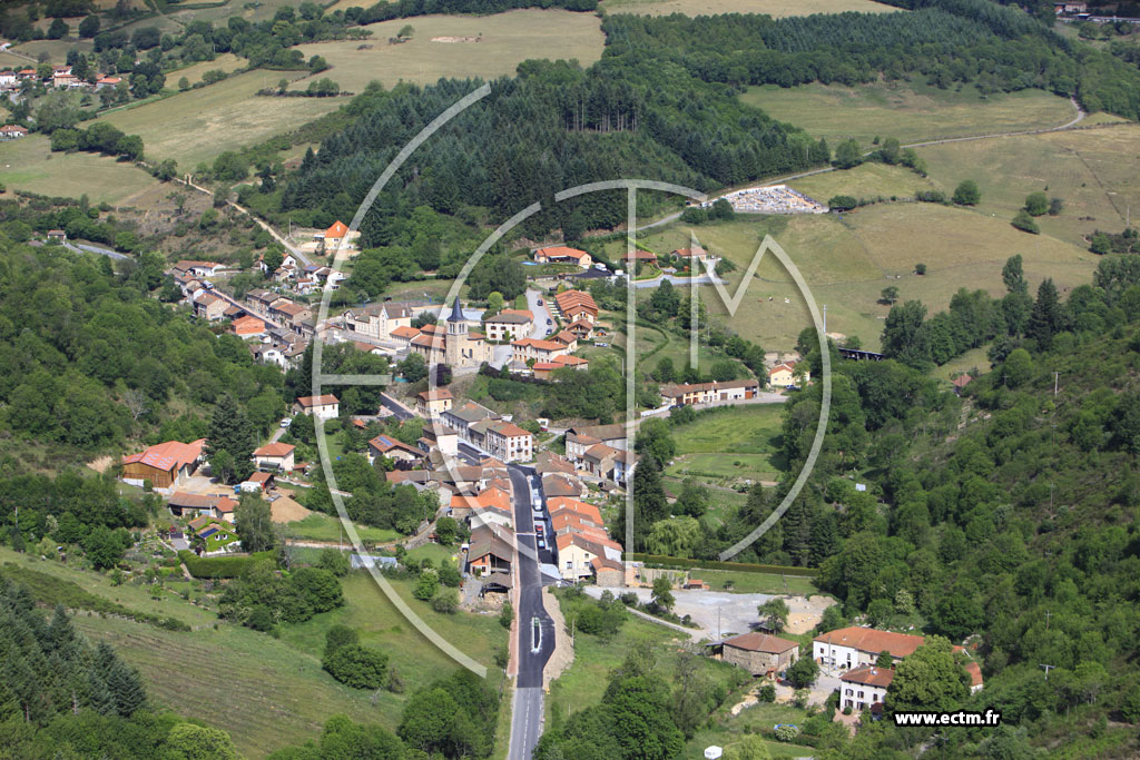 Photo arienne de Cherier (Les Moulins)