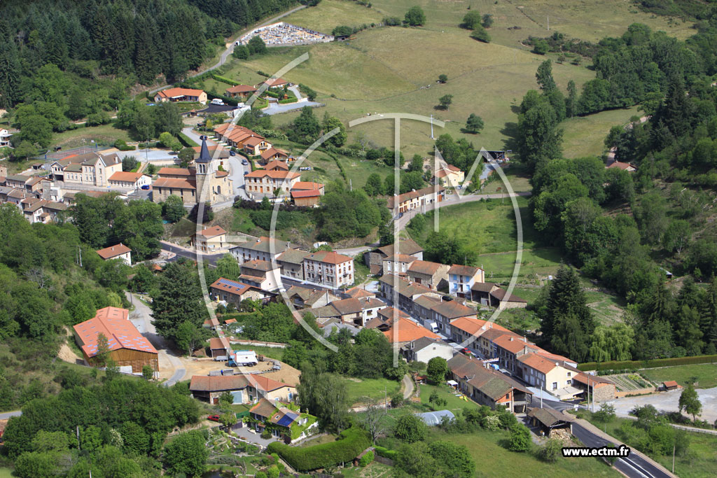 Photo arienne de Cherier (Les Moulins)