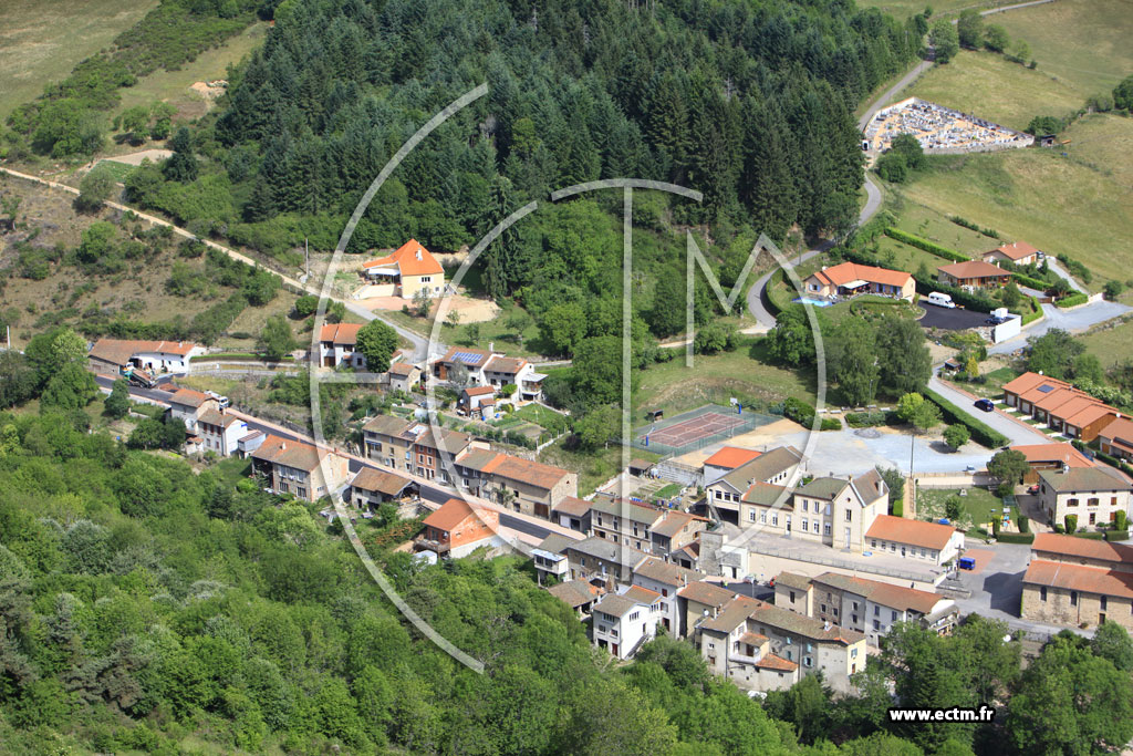 Photo arienne de Cherier (Les Moulins)