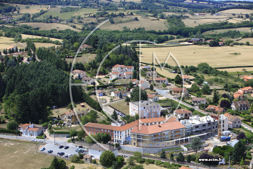 Photo arienne de La Pacaudire