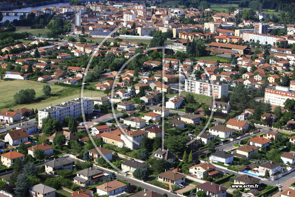 Photo arienne de Le Coteau