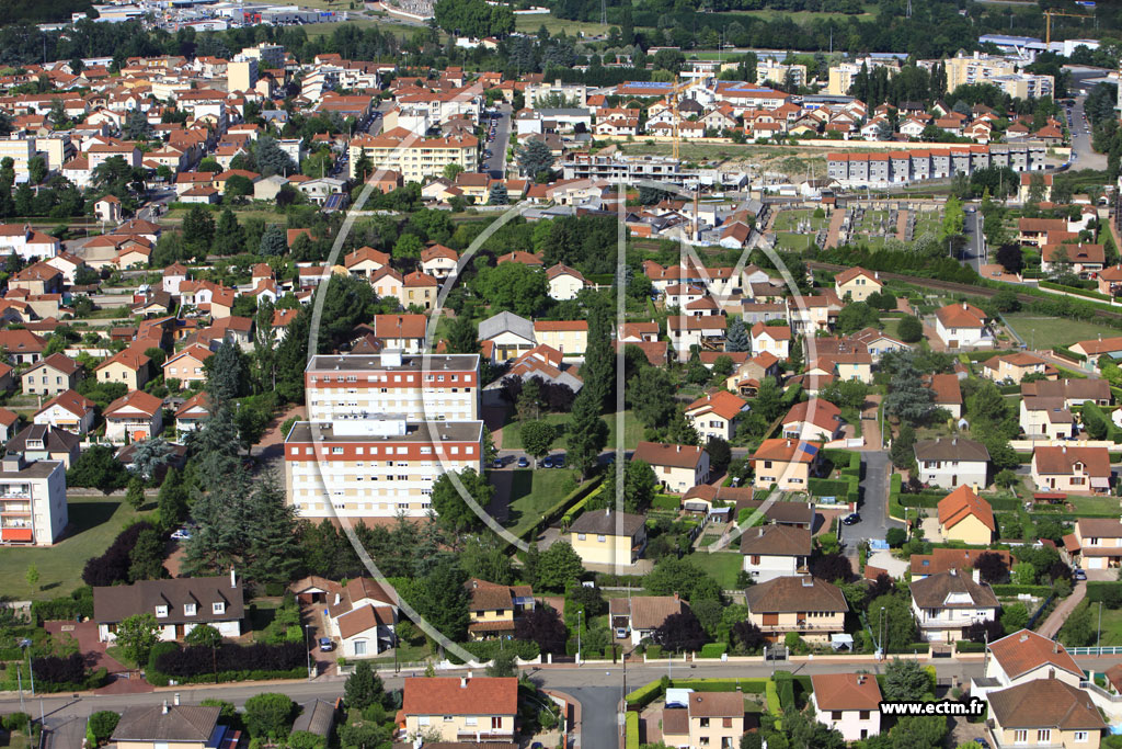 Photo arienne de Le Coteau