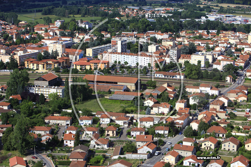 Photo arienne de Le Coteau