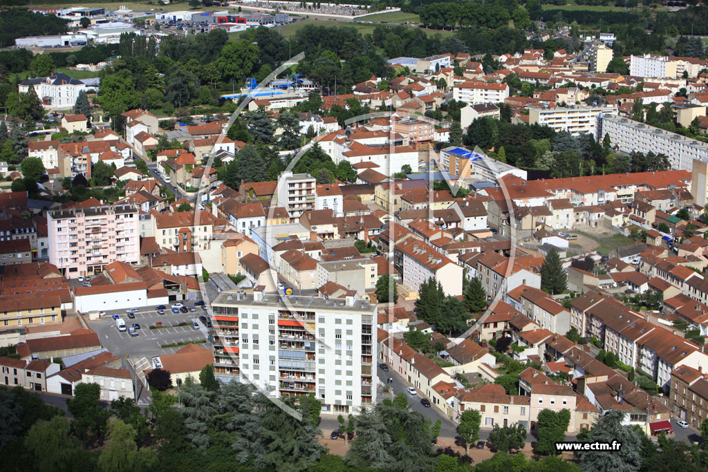Photo arienne de Le Coteau