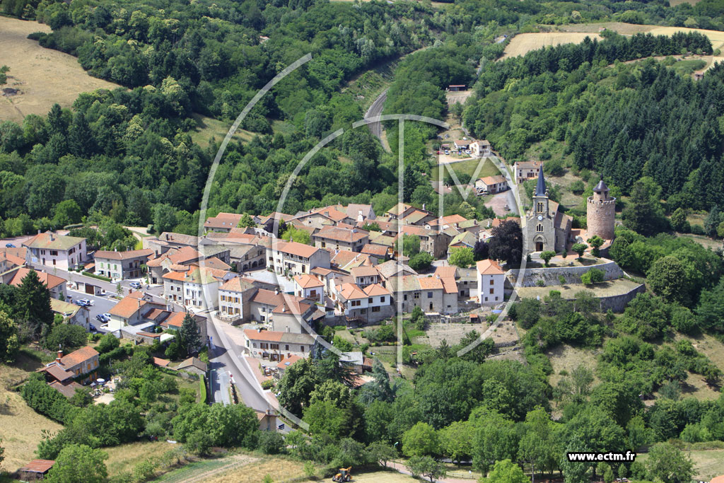 Photo arienne de Le Crozet