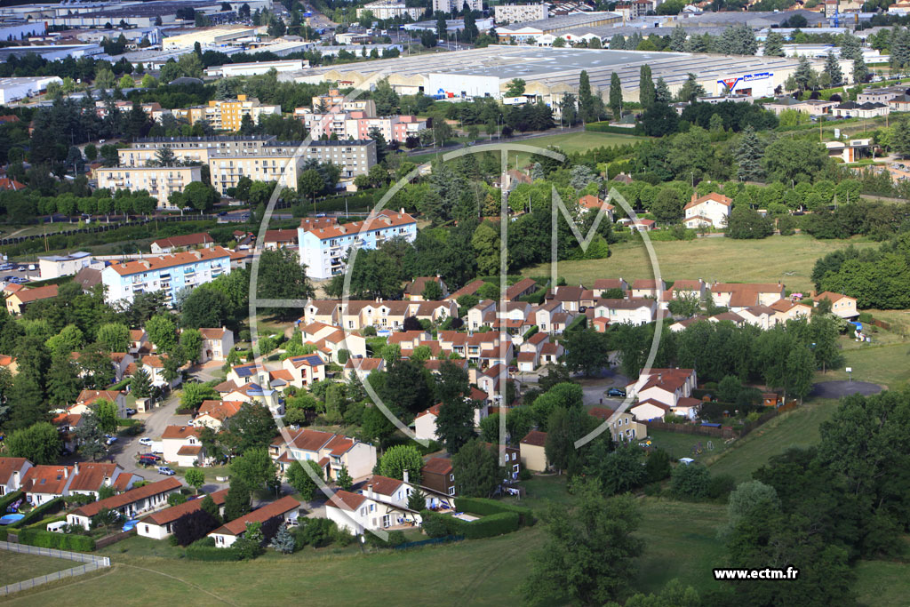 Photo arienne de Mably (Les Buttes)