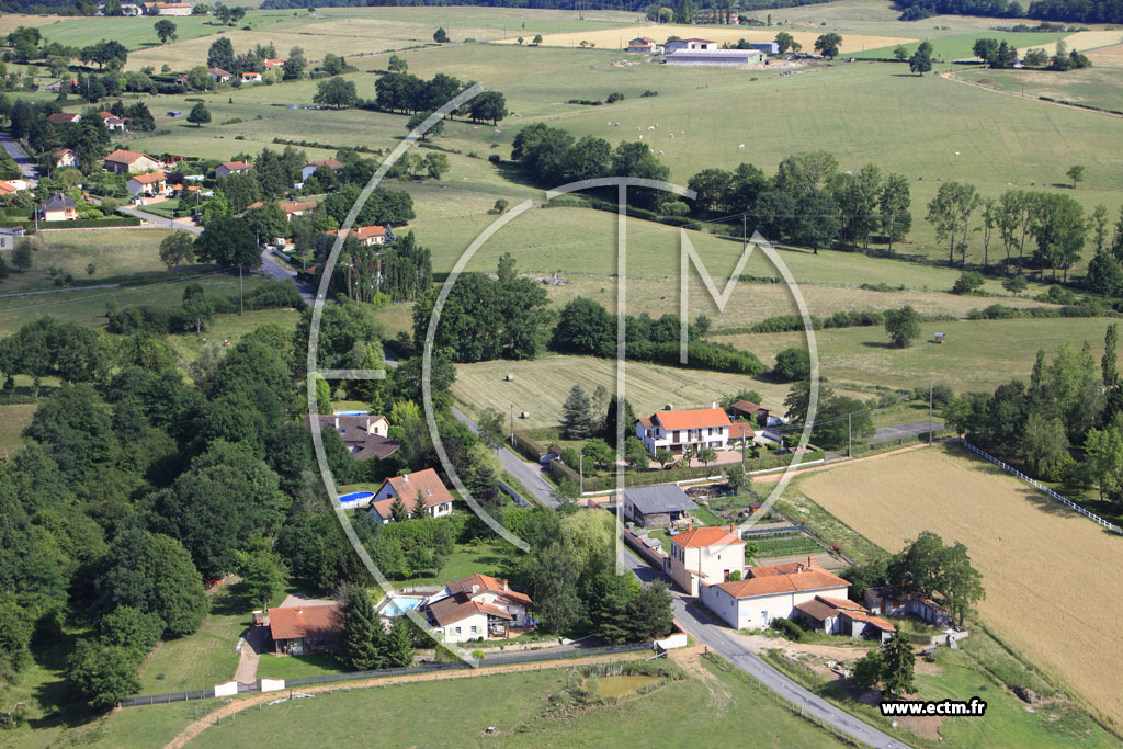 Photo arienne de Notre-Dame-de-Boisset (Le Marvallin)