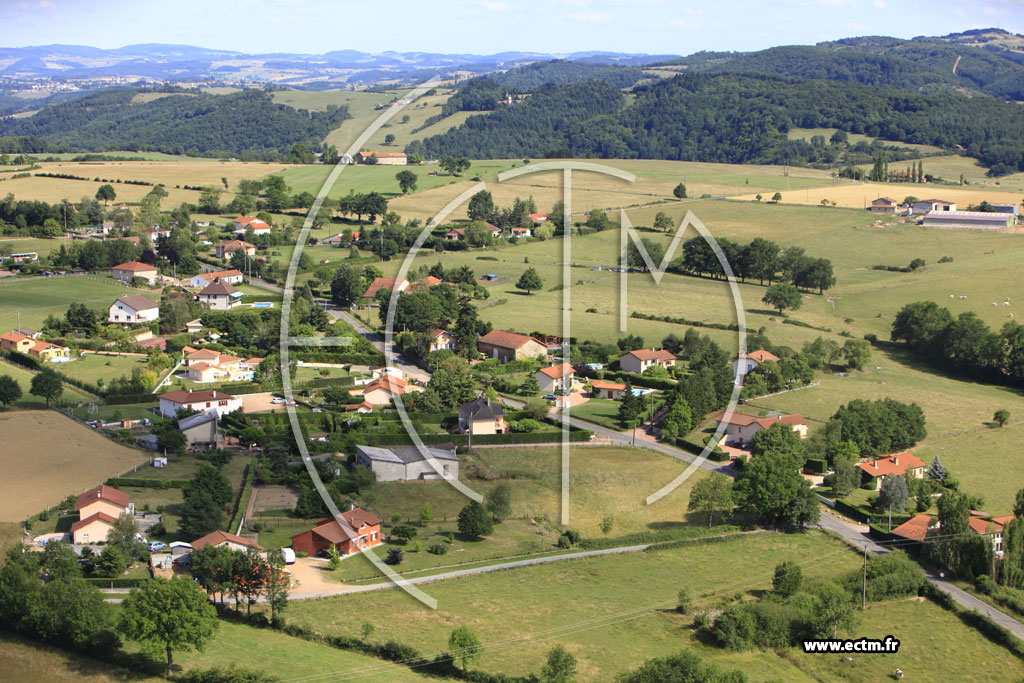 Photo arienne de Notre-Dame-de-Boisset (Le Marvallin)