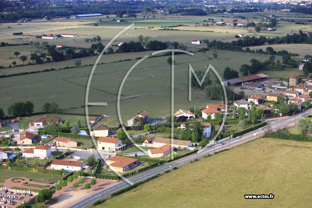 Photo arienne de Ouches