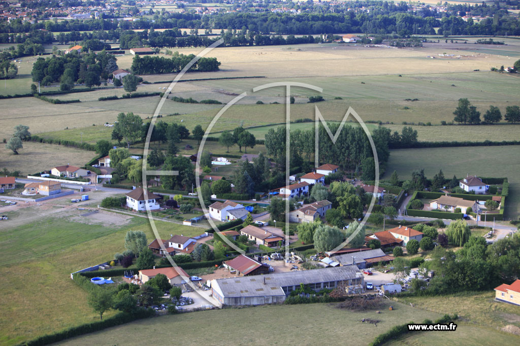 Photo arienne de Ouches