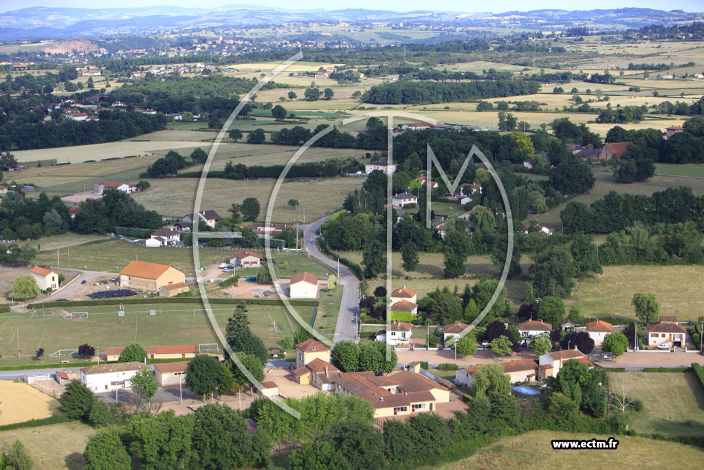 Photo arienne de Ouches