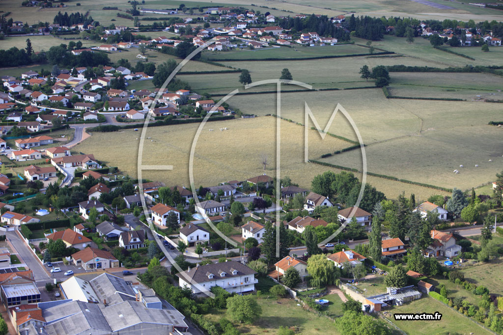 Photo arienne de Pouilly-les-Nonains