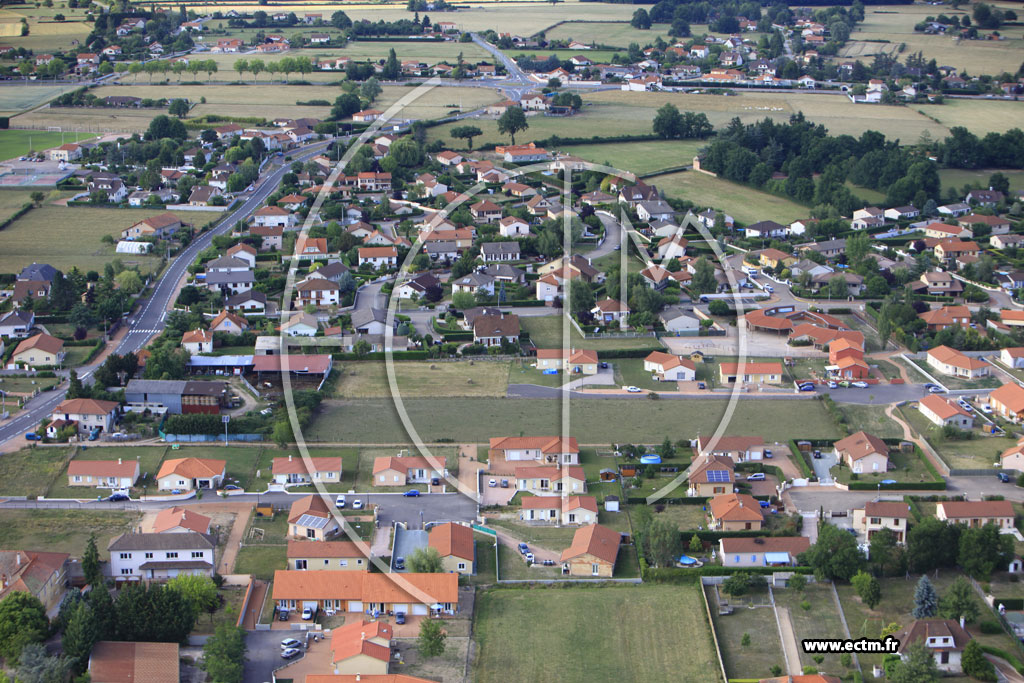 Photo arienne de Pouilly-les-Nonains