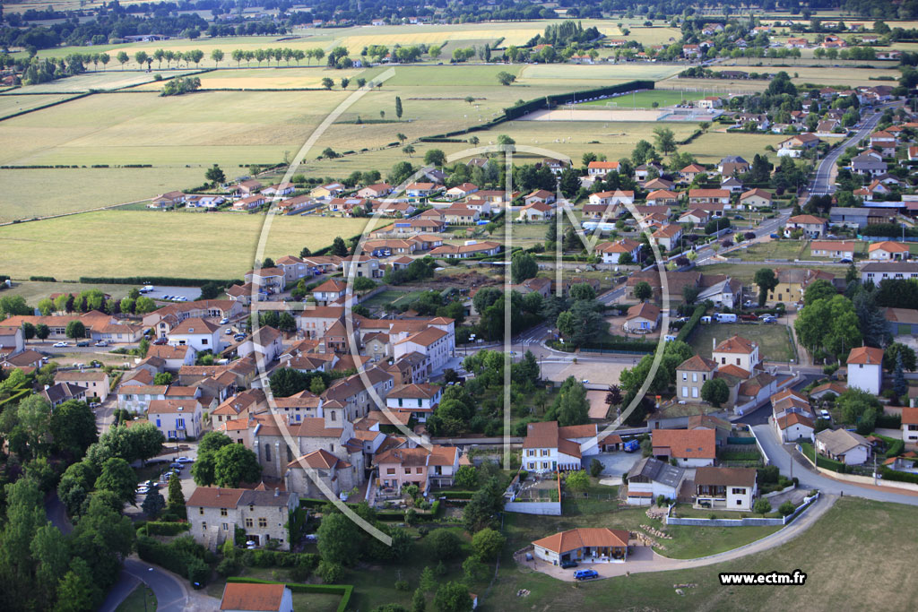 Photo arienne de Pouilly-les-Nonains