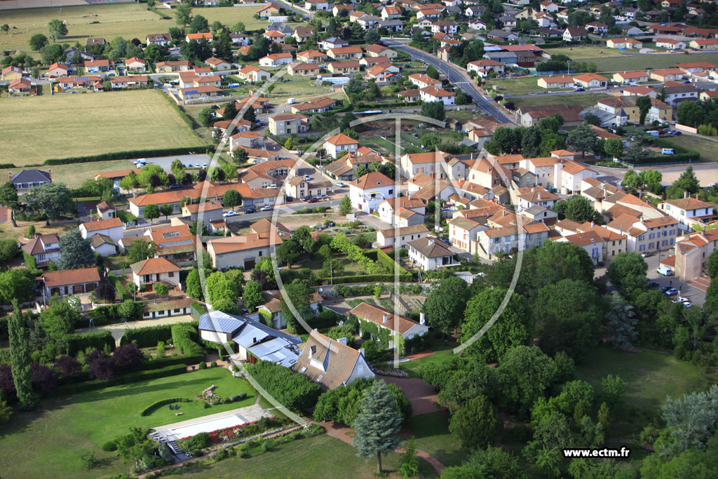 Photo arienne de Pouilly-les-Nonains