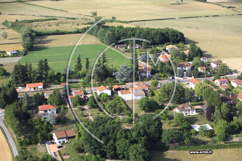 Photo arienne de Pouilly-les-Nonains