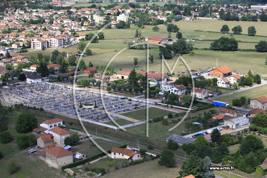 Photo arienne de Pouilly-sous-Charlieu