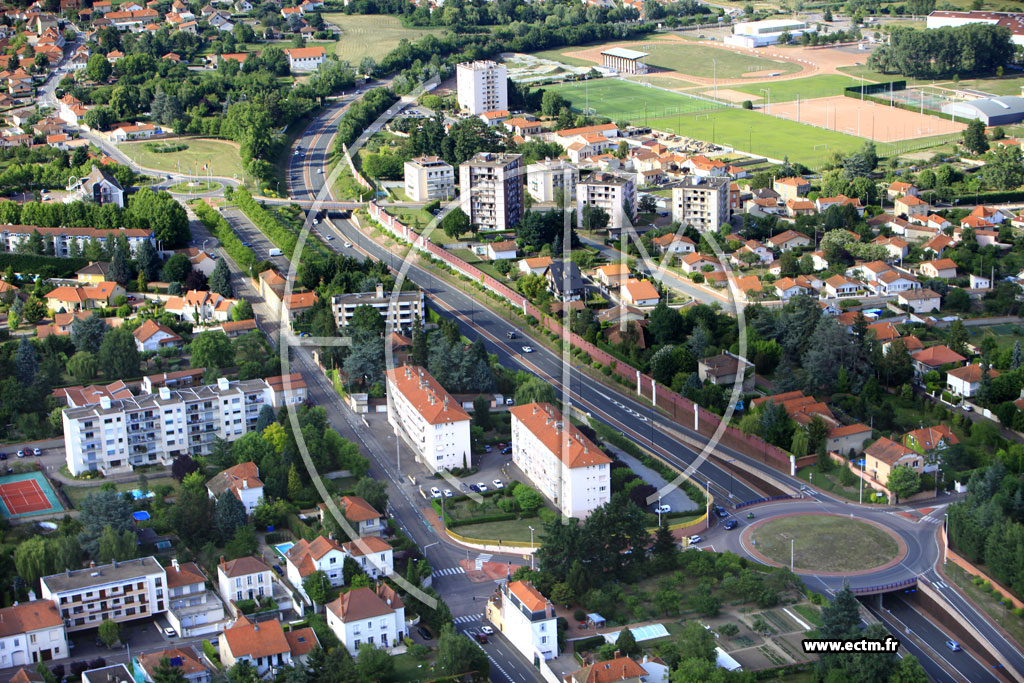 Photo arienne de Riorges