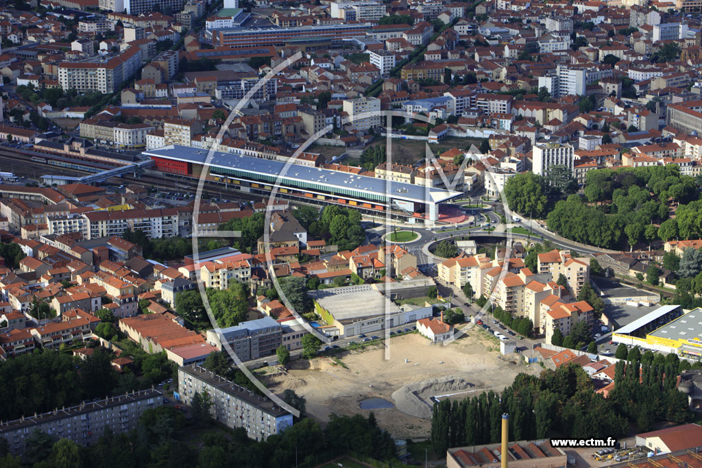 Photo arienne de Roanne (Quartier Mulsant)