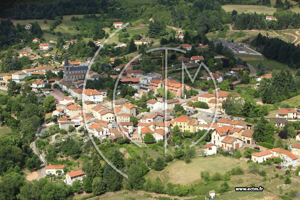 Photo arienne de Saint-Alban-les-Eaux