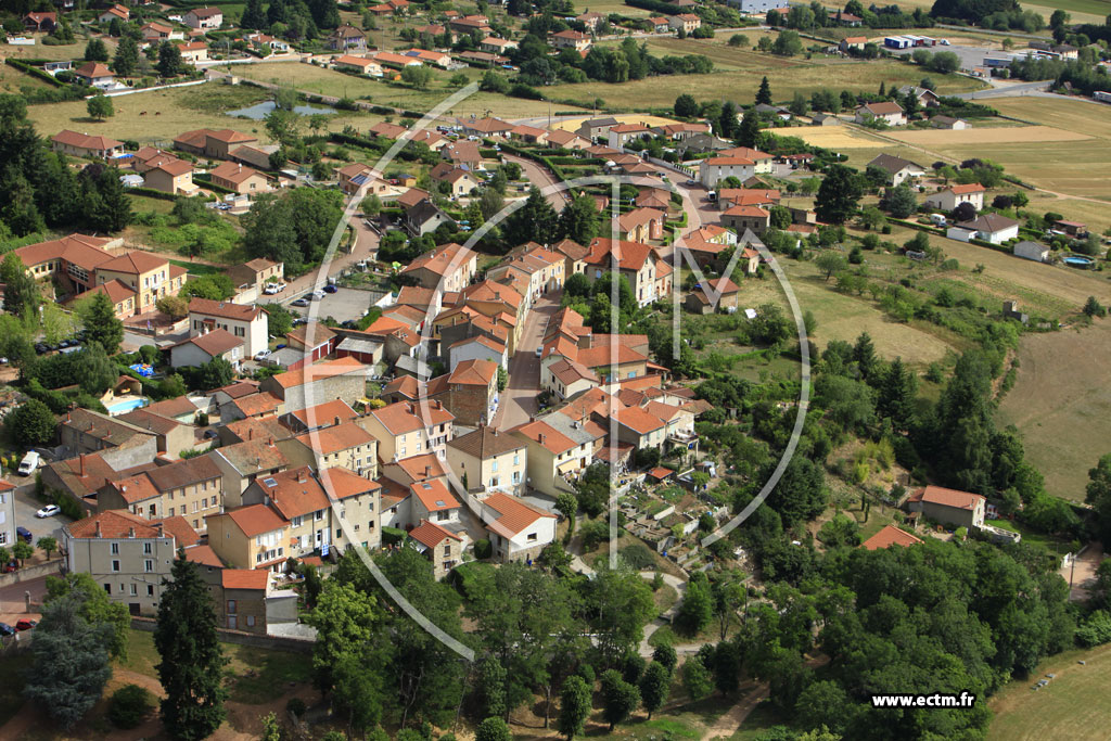 Photo arienne de Saint-Alban-les-Eaux