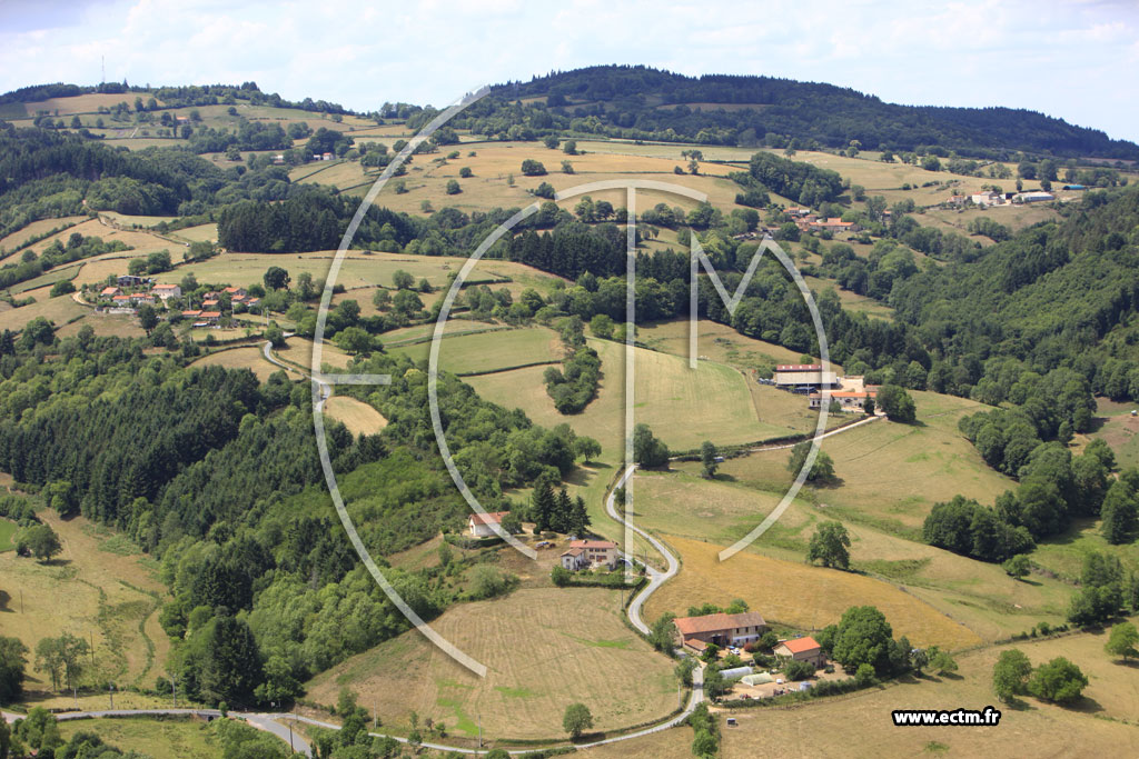 Photo arienne de Saint-Bonnet-des-Quarts