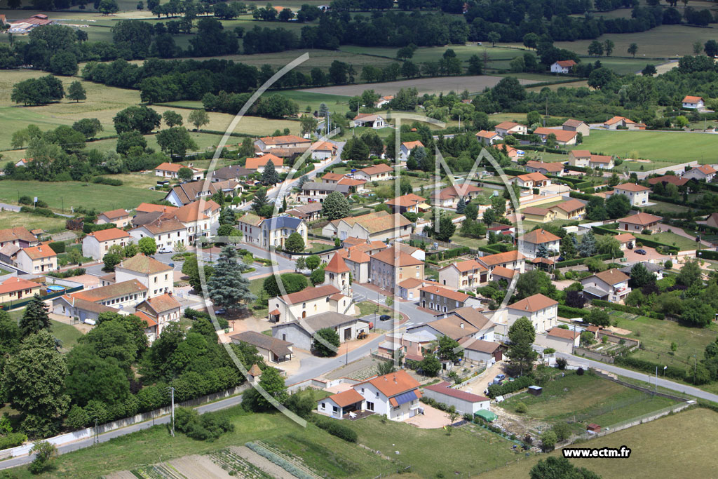 Photo arienne de Saint-Forgeux-Lespinasse