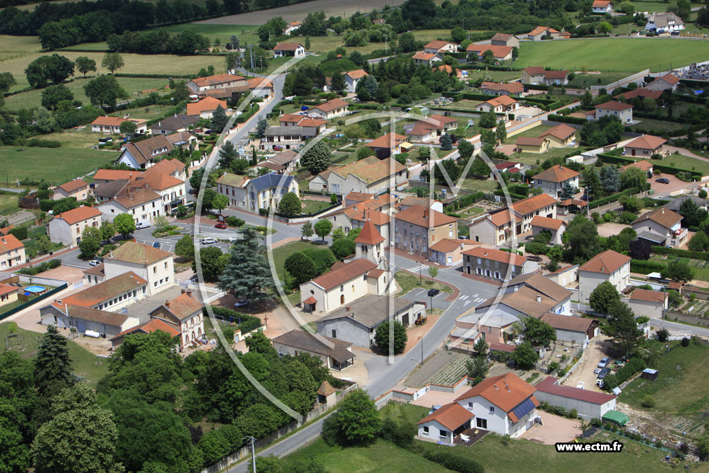 Photo arienne de Saint-Forgeux-Lespinasse