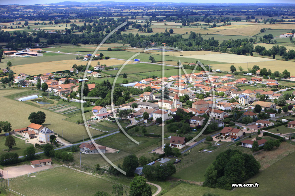 Photo arienne de Saint-Forgeux-Lespinasse