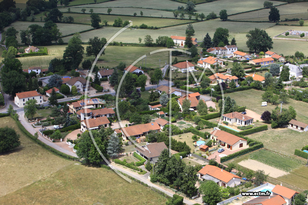 Photo arienne de Saint-Germain-Lespinasse