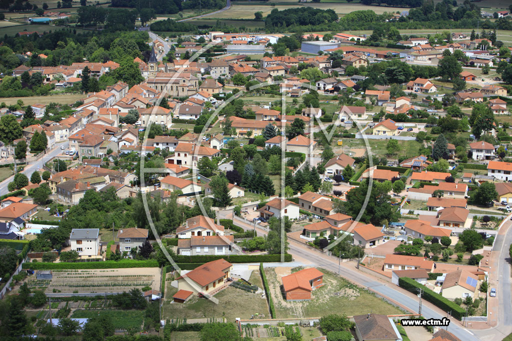 Photo arienne de Saint-Germain-Lespinasse