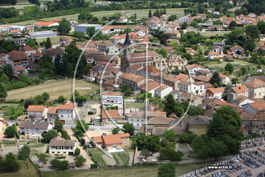 Photo arienne de Saint-Germain-Lespinasse