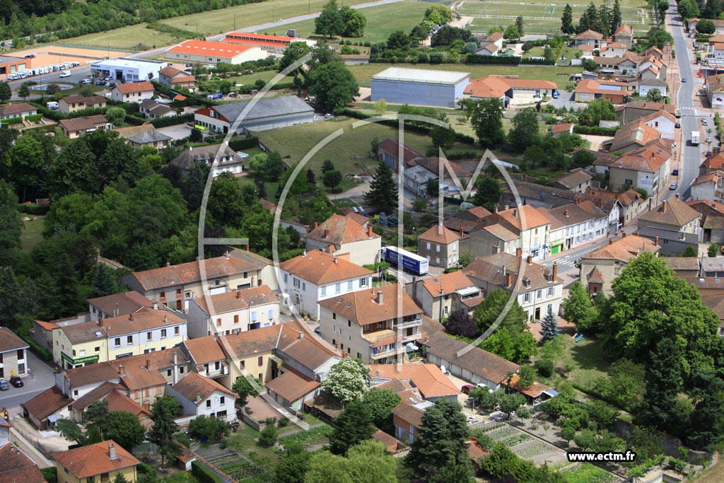 Photo arienne de Saint-Germain-Lespinasse